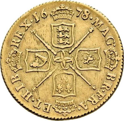 Reverse Two guinea 1678 "Second laureate bust" - Gold Coin Value - United Kingdom, Charles II