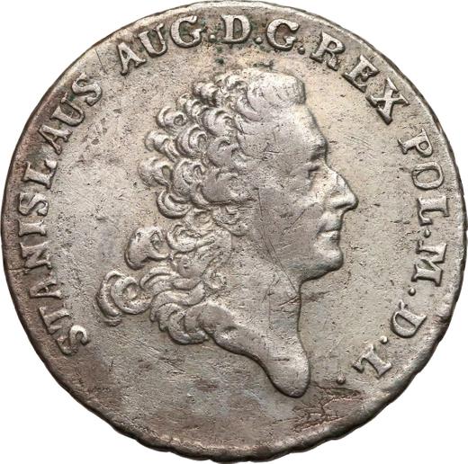 Obverse 2 Zlote (8 Groszy) 1773 AP - Silver Coin Value - Poland, Stanislaus II Augustus