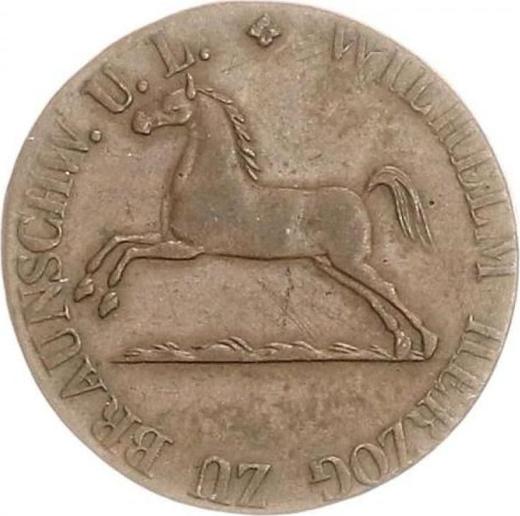 Obverse 2 Pfennig 1834 CvC - Coin Value - Brunswick-Wolfenbüttel, William