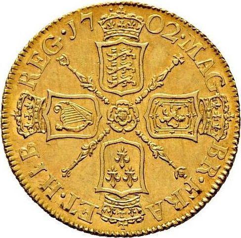 Reverse Guinea 1702 "First draped bust" - Gold Coin Value - United Kingdom, Anne