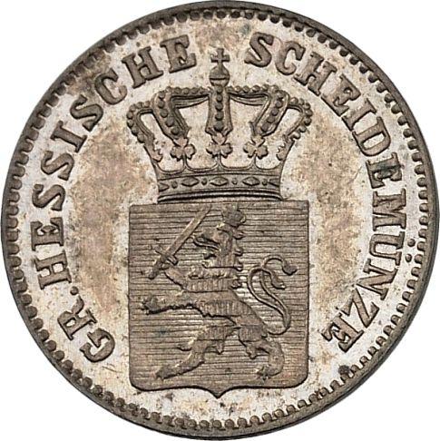 Obverse 3 Kreuzer 1866 - Silver Coin Value - Hesse-Darmstadt, Louis III