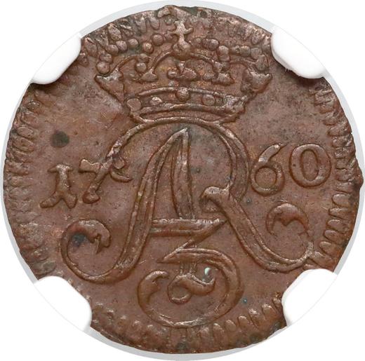 Obverse Schilling (Szelag) 1760 "Elbing" -  Coin Value - Poland, Augustus III