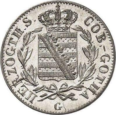 Аверс монеты - 1/2 гроша 1844 года G - цена серебряной монеты - Саксен-Кобург-Гота, Эрнст I