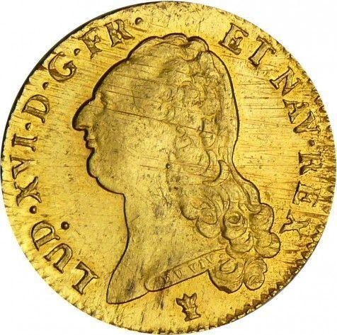 Obverse Double Louis d'Or 1787 I - Gold Coin Value - France, Louis XVI