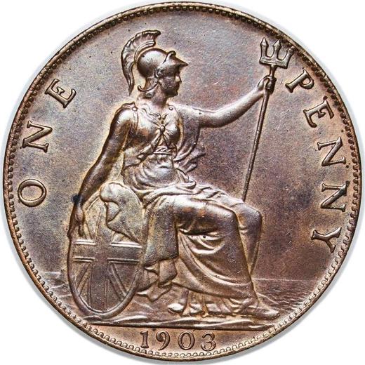 Reverse Penny 1903 "Type 1902-1910" -  Coin Value - United Kingdom, Edward VII