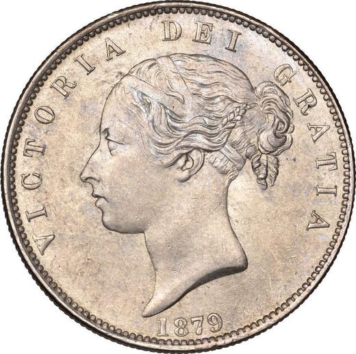 Obverse Halfcrown 1879 - Silver Coin Value - United Kingdom, Victoria