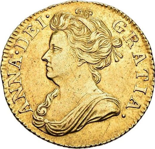 Obverse Half Guinea 1702 "Pre-Union" - Gold Coin Value - United Kingdom, Anne