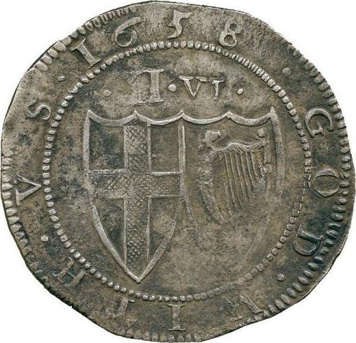 Reverse Halfcrown 1658 - Silver Coin Value - United Kingdom, Commonwealth