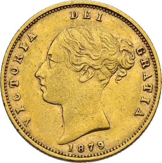 Obverse Half Sovereign 1879 - Gold Coin Value - United Kingdom, Victoria