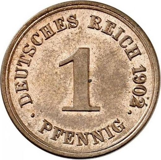 Awers monety - 1 fenig 1902 G "Typ 1890-1916" - cena monety - Niemcy, Cesarstwo Niemieckie