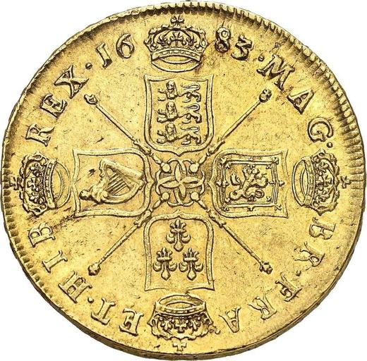 Reverse Five guineas 1683 "Second laureate bust" Elephant and castle - Gold Coin Value - United Kingdom, Charles II