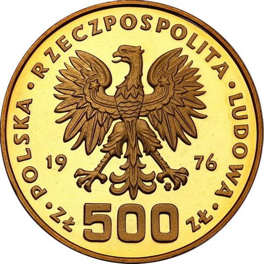 Obverse 500 Zlotych 1976 MW "200th Anniversary of the Death of Tadeusz Kosciuszko" Gold - Gold Coin Value - Poland, Peoples Republic