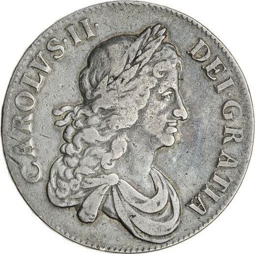 Obverse Crown 1665 "Second laureate bust" - Silver Coin Value - United Kingdom, Charles II