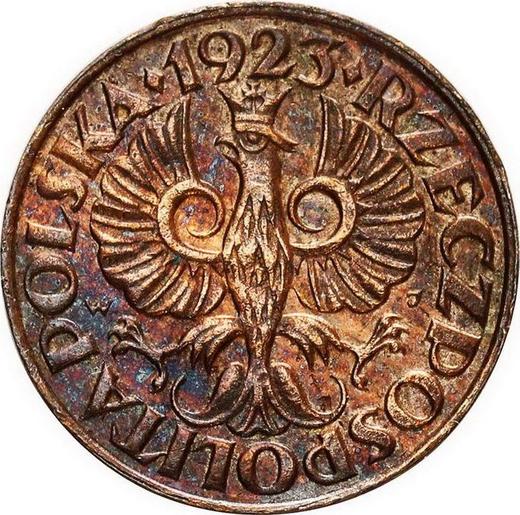 Obverse Pattern 1 Grosz 1923 KN WJ Bronze -  Coin Value - Poland, II Republic