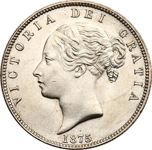 Obverse Halfcrown 1875 - Silver Coin Value - United Kingdom, Victoria