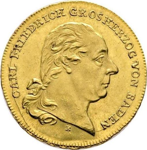 Avers Dukat 1807 B - Goldmünze Wert - Baden, Karl Friedrich