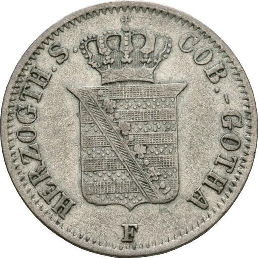 Obverse 2 Groschen 1851 F - Silver Coin Value - Saxe-Coburg and Gotha, Ernest II