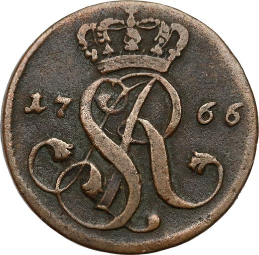 Obverse 1 Grosz 1766 g g - small -  Coin Value - Poland, Stanislaus II Augustus
