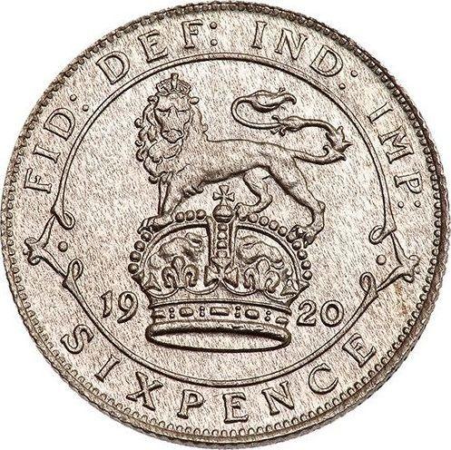 Reverse Sixpence 1920 "Type 1920-1927" - Silver Coin Value - United Kingdom, George V