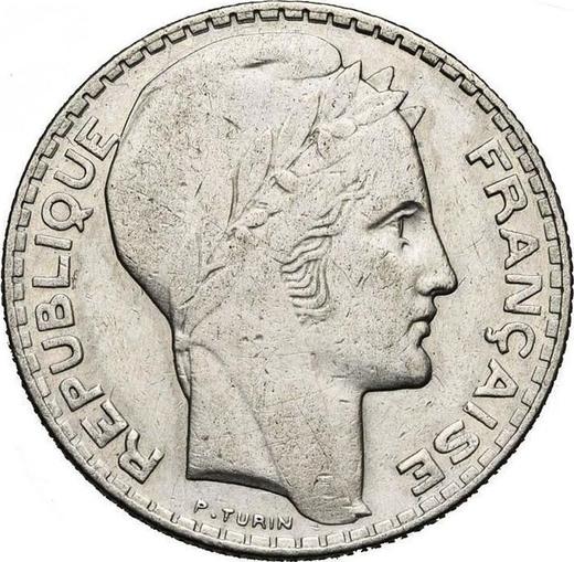 Obverse 10 Francs 1937 "Type 1929-1939" - Silver Coin Value - France, Third Republic