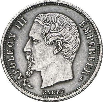 Avers 50 Centime 1855 A "Typ 1853-1863" - Silbermünze Wert - Frankreich, Napoleon III