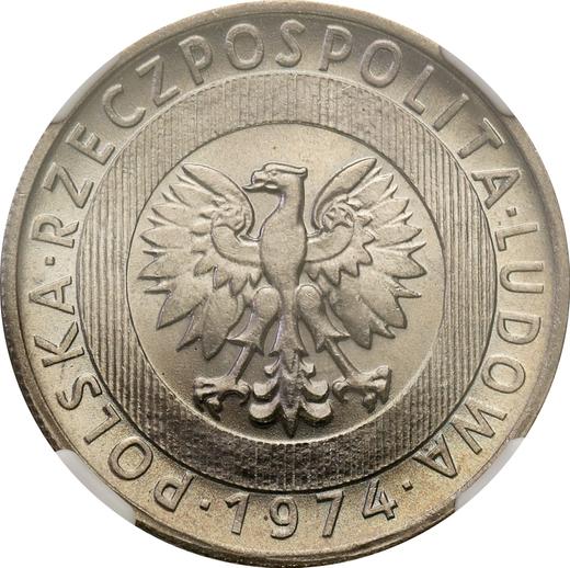Obverse 20 Zlotych 1974 -  Coin Value - Poland, Peoples Republic