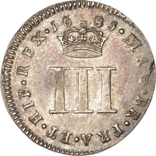 Reverse Threepence 1685 - Silver Coin Value - United Kingdom, James II
