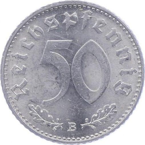 Obverse 50 Reichspfennig 1939 B "Type 1939-1944" -  Coin Value - Germany, Third Reich