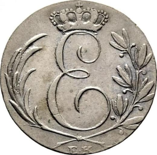 Аверс монеты - 6 крейцеров 1830 года EK - цена серебряной монеты - Саксен-Кобург-Гота, Эрнст I