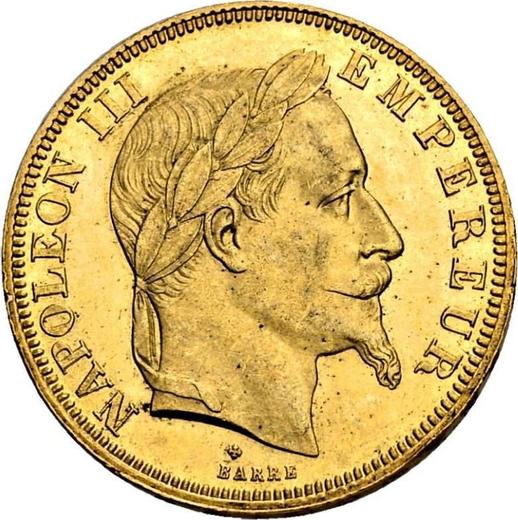 Obverse 50 Francs 1867 BB "Type 1862-1868" - Gold Coin Value - France, Napoleon III