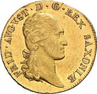 Obverse 5 Thaler 1808 S.G.H. - Gold Coin Value - Saxony-Albertine, Frederick Augustus I
