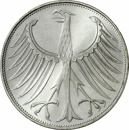 Revers 5 Mark 1972 G - Silbermünze Wert - Deutschland, BRD