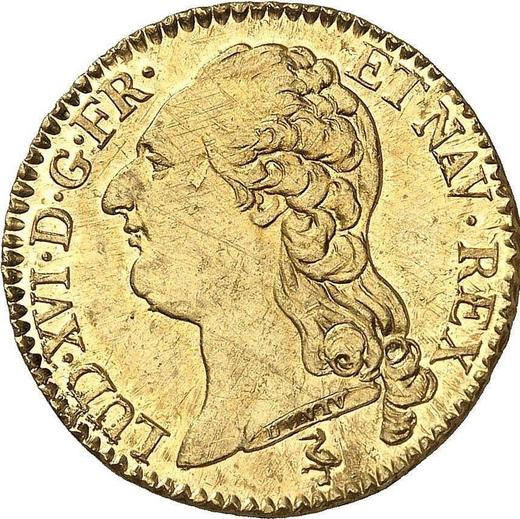 Obverse Louis d'Or 1785 A "Type 1785-1792" - Gold Coin Value - France, Louis XVI