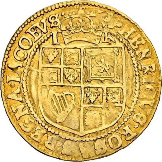 Реверс монеты - 1 крона без года (1604-1619) "Первый бюст" - цена золотой монеты - Великобритания, Яков I