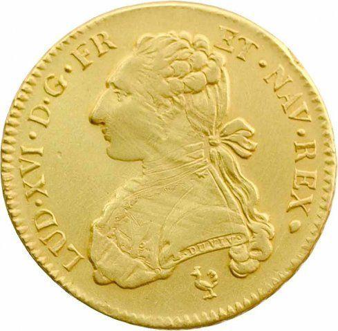 Obverse Double Louis d'Or 1778 B - Gold Coin Value - France, Louis XVI