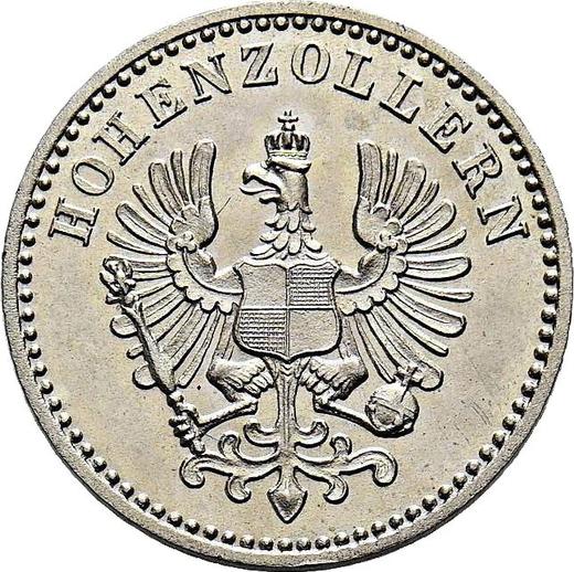 Anverso 3 kreuzers 1852 A - valor de la moneda de plata - Hohenzollern-Sigmaringen, Federico Guillermo IV