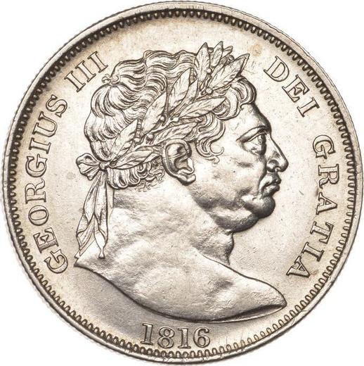 Obverse Halfcrown 1816 "Large head" - Silver Coin Value - United Kingdom, George III