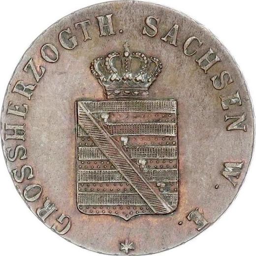 Avers 3 Pfennige 1840 A - Münze Wert - Sachsen-Weimar-Eisenach, Carl Friedrich