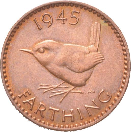 Reverse Farthing 1945 HP -  Coin Value - United Kingdom, George VI