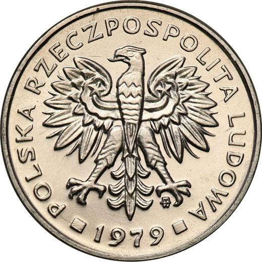 Awers monety - Próba 2 złote 1979 MW Nikiel - cena monety - Polska, PRL