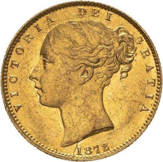 Obverse Sovereign 1872 M WW "Coat of arms" - Gold Coin Value - Australia, Victoria