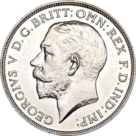 Аверс монеты - Флорин (2 шиллинга) 1911 года - цена серебряной монеты - Великобритания, Георг V