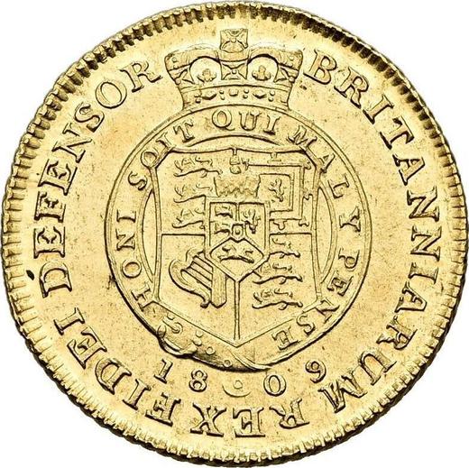 Reverse Half Guinea 1809 "Garter" - Gold Coin Value - United Kingdom, George III