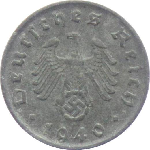 Reverse 5 Reichspfennig 1940 G "Type 1940-1944" -  Coin Value - Germany, Third Reich