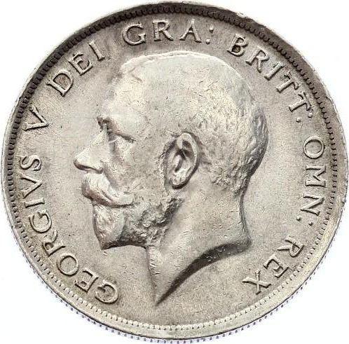 Obverse Halfcrown 1917 - Silver Coin Value - United Kingdom, George V