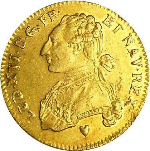 Obverse Double Louis d'Or 1775 & - Gold Coin Value - France, Louis XVI