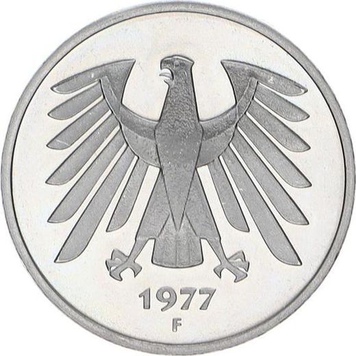 Revers 5 Mark 1977 F - Münze Wert - Deutschland, BRD
