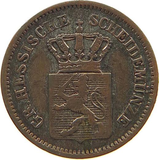 Obverse Kreuzer 1862 - Silver Coin Value - Hesse-Darmstadt, Louis III