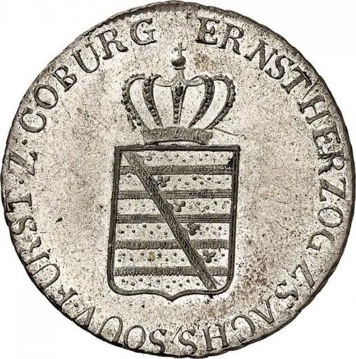 Anverso 10 Kreuzers 1820 S - valor de la moneda de plata - Sajonia-Coburgo-Saalfeld, Ernesto I