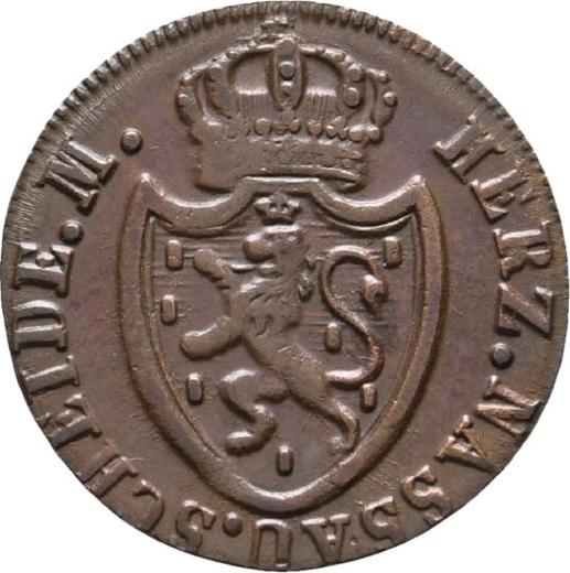 Obverse 1/4 Kreuzer 1817 L -  Coin Value - Nassau, William